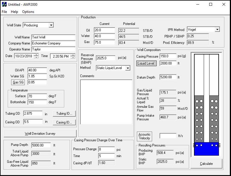 Echometer > Software